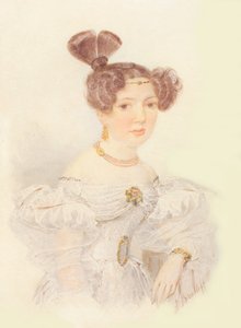 Porträtt av Ekaterina Ivanovna Zagryazhskaya 1779-1842