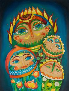 Den fantasifulla folkfamiljen av Aleksandra Paranchenko