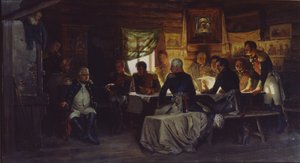 Militärrådet i byn Fili nära Moskva den 13 september 1812, 1882