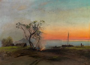 Fiskare på Volga.