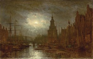 Amsterdam på natten, 1870-talet