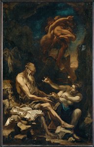 Den helige Antonius den stores frestelse ... av Alessandro (style of) Magnasco