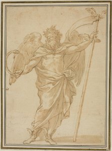 Fader Tid av Alessandro Algardi