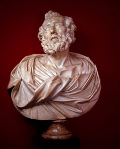 Byster i marmor av S:t Peter och S:t Paul av Alessandro Algardi
