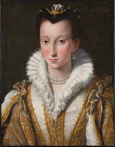 Porträtt av Eleonora di Garzia di Toledo, kallad Dianora (?) av Alessandro Allori