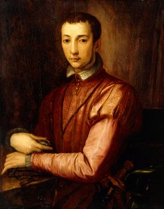 Porträtt av Francesco I d "Medici av Alessandro Allori