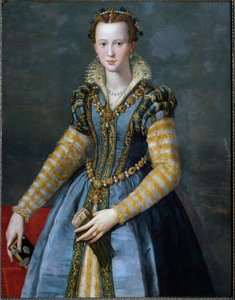 Porträtt av Maria av Medicis, fru till Henrik IV och mor till Ludvig XIII