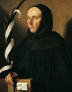 Porträtt av Gerolamo Savonarola (Ferrara