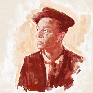 Porträtt av regissören och skådespelaren Buster Keaton (illustration) av Alessandro Lonati