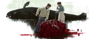 Två valar skär en val av Alessandro Lonati