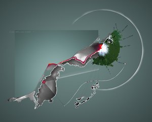 Ukraina attackerades av Ryssland, 2022 (illustration) av Alessandro Lonati