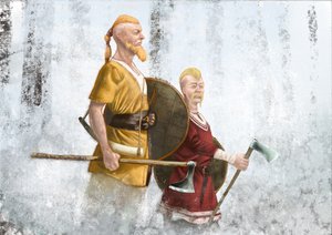 Vikingar i dimskogen av Alessandro Lonati