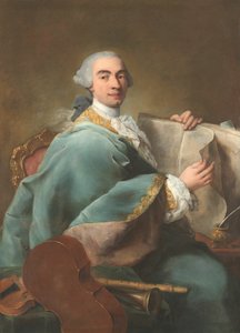 Porträtt av en musiker, ca. 1770.