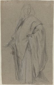 Porträtt av en åklagare [verso] av Alessandro Longhi or Pietro Longhi