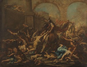 Massaker av de oskyldiga av Alessandro Magnasco