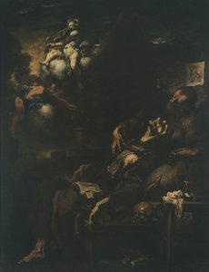 Den helige Franciskus extas av Alessandro Magnasco