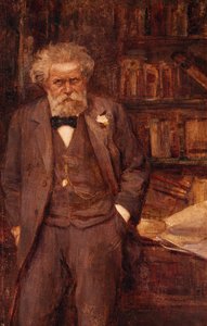 Porträtt av den italienska poeten Giosue 