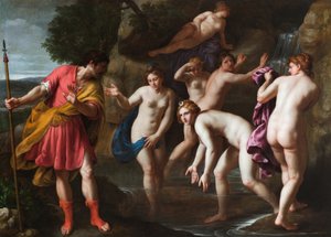 Diana och Actaeon av Alessandro Turchi