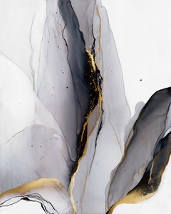 Elegant guldgrå flöde