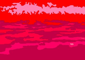Morgon, 2016, (c-print) av Alex Caminker