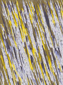 Regn, 2019, (blandade media) av Alex Caminker