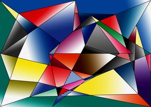 Stones, 2019, (gradient) av Alex Caminker