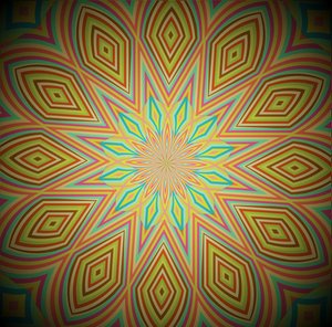 arabesque, 2019, (blandade media) av Alex Caminker