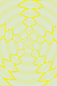 arabesque #10,2019,(blandade media) av Alex Caminker
