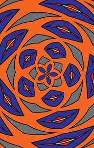 arabesque #27,2019,(blandade media) av Alex Caminker