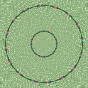 arabesque #3,2019,(blandade media) av Alex Caminker