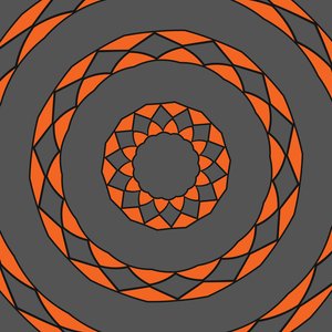 arabesque #32,2019,(blandade media) av Alex Caminker