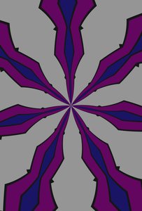 arabesque #33,2019,(blandade media) av Alex Caminker