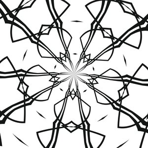 arabesque #35,2019,(blandade media) av Alex Caminker