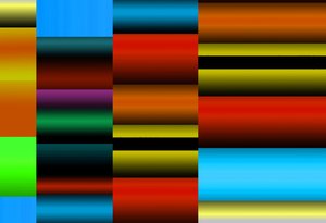 backgammon, 2017, (gradient) av Alex Caminker