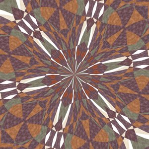 centrifugalsymmetri, 2019, (blandade media) av Alex Caminker
