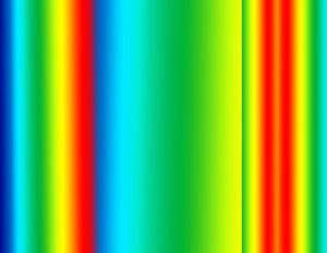 färgfält #11,2019,(gradient) av Alex Caminker