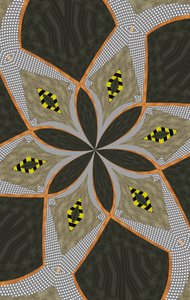 blommor;61,2019,(blandade media) av Alex Caminker