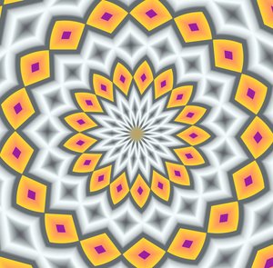 blommor #11,2019,(gradient) av Alex Caminker
