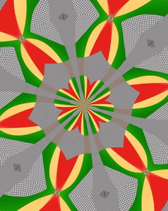 blommor #112,2019,(blandade media) av Alex Caminker