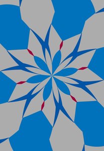 blommor #12,2019,(blandade media) av Alex Caminker