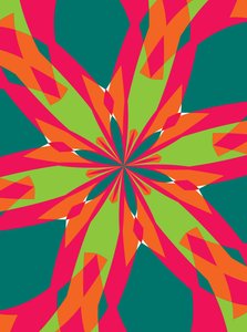 blommor #21,2019,(blandade media) av Alex Caminker