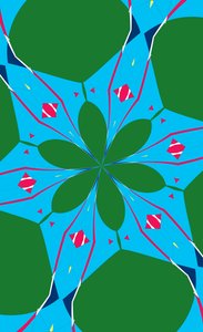 blommor #23,2019,(blandade media) av Alex Caminker