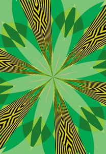 blommor #31,2019,(blandade media) av Alex Caminker