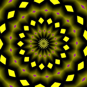 blommor #5,2019,(gradient) av Alex Caminker
