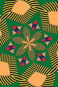 blommor #7,2019,(blandade media) av Alex Caminker
