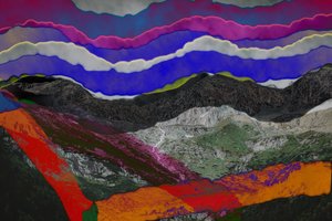 implicit, 2019, (collage) av Alex Caminker