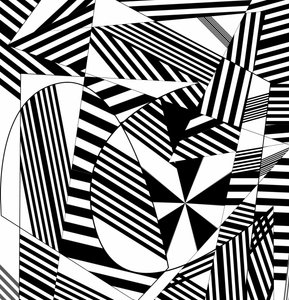 partitur, 2019, (gradient) av Alex Caminker