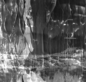 natt, 2019, (blandade media) av Alex Caminker