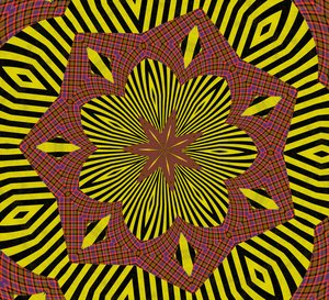 prydnad #31,2019,(blandade media) av Alex Caminker