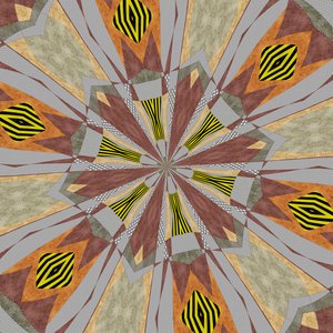 prydnad #71,2019,(blandade media) av Alex Caminker